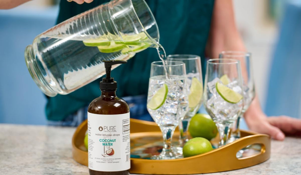 Pure Inventions Coconut Water - Water Infusion Drops - No Sugar, Calories, or Artificial Sweeteners - 500 servings - 16oz Bottle