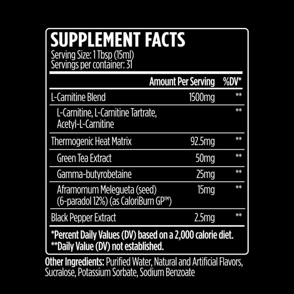 VMI Sports L-Carnitine 1500 Heat Liquid Enhanced Thermogenic | 1500 mg Carnitine | Maximum Absorption Formula | Great Taste for Men & Women | 31 Servings (Gummy Bear)