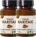 Haritaki 120 Tablets – USDA Organic Terminalia Chebula – Supports Digestion & Detoxification* - Pack of 2