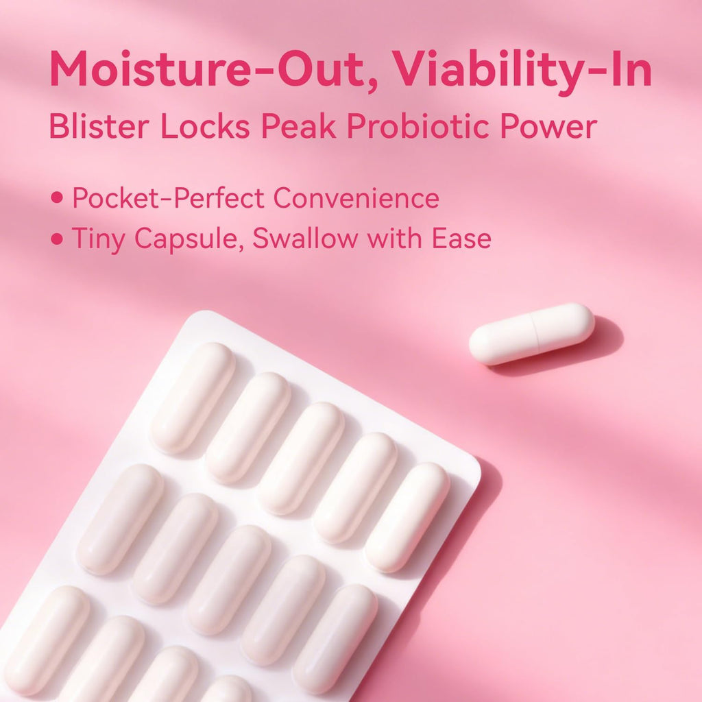 Gynable Vaginal Probiotics for Women,Female Probiotic for pH Balance with Lactobacillus 5 Billion CFU Probiotics Blend,Selenium-Vitamin D3,Promote Healthy Vaginal Odor & Vaginal Flora,60 Count