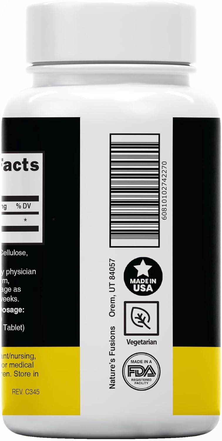 Nature's Fusions Potassium Iodide Tablets (Pack of 2) 130mg - 120 Tablets EXP 10/2032 - YODO Naciente - KI Pills - Yoduro de Potasio