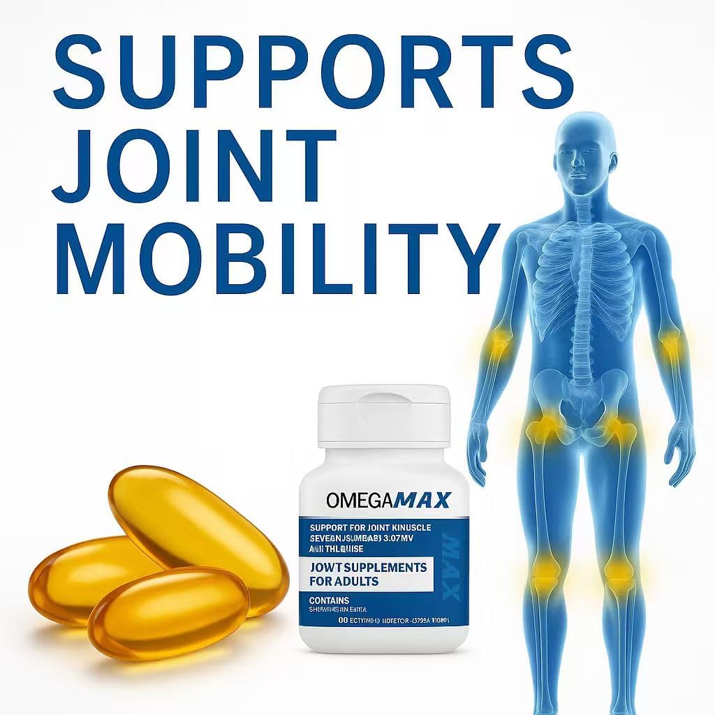 Joint Relief Softgelsf – Botanical Extracts, 60 Count，XL, Carefully Selected Ingredients, Premium Quality – Drug-Free