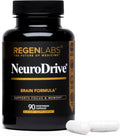 NeuroDrive Memory & Focus Supplement - Boost Brain Focus, Mental Health & Brain Fog | Natural Doctor Approved - Brain Nootropic, Phosphatidylserine, Centrophenoxine, Bacopa - 90 Capsules