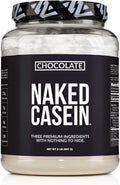 NAKED Casein - 2Lb Micellar Chocolate Casein Protein - Bulk, GMO-Free, Gluten Free, Soy Free, Preservative Free - Stimulate Muscle Growth - Enhance Recovery - 24 Servings