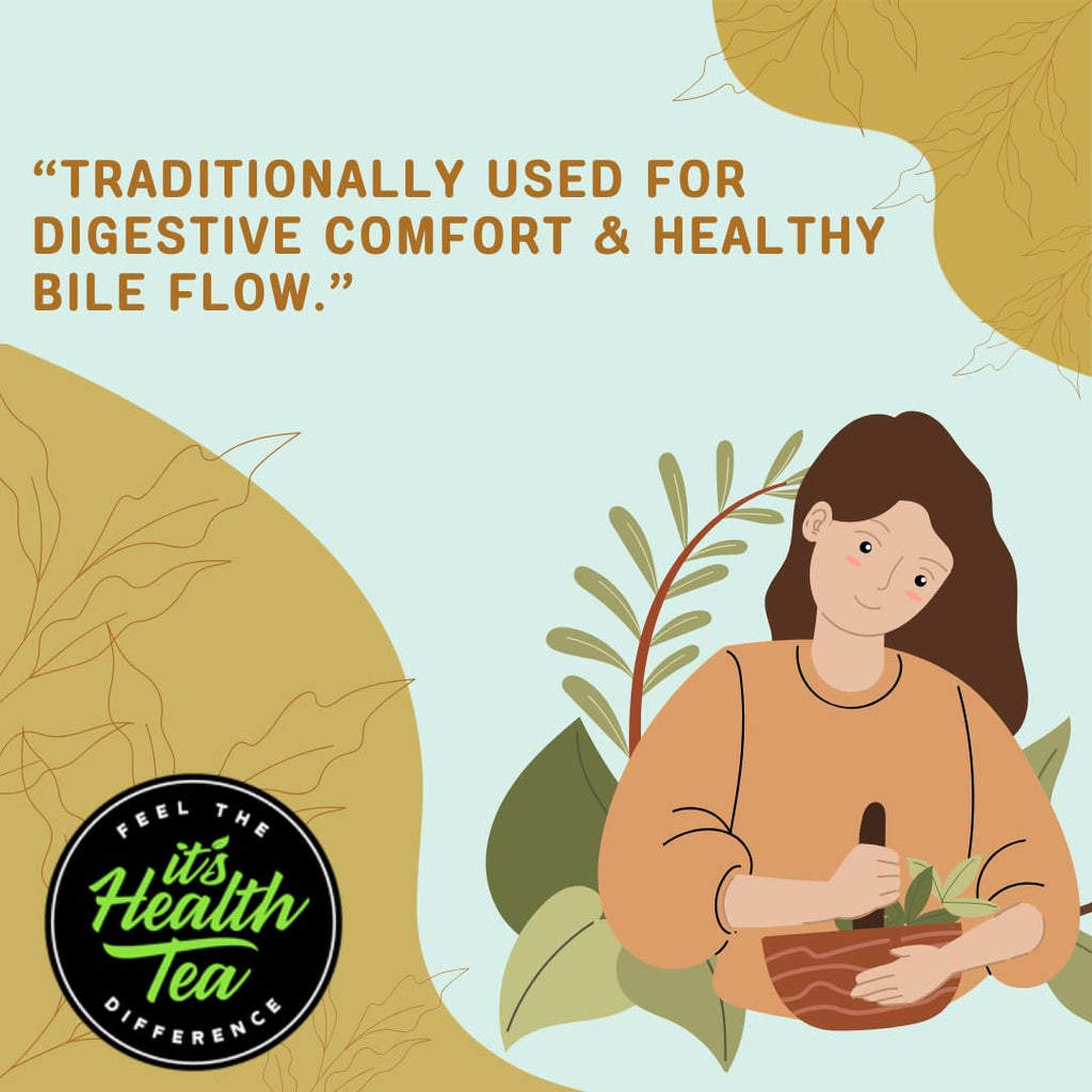 Boldo Herbal Tea — Traditionally Used for Digestive Comfort & Healthy Bile Flow | 35 Filtered Tea Bags Included | Caffeine-Free, Gluten-Free | 3 oz Loose Leaf