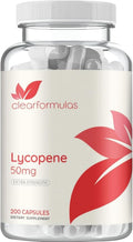 Tomato Based Lycopene Supplement - Extra Strength Lycopene 50mg Non-GMO Super Potent Antioxidant and Carotenoid Heart and Prostate Health Supplement for Men - Made in a cGMP US Lab (200 Servings)