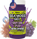 Biolore Grape Splash Sea Moss Gel 16 oz - No Added Sugar, Vegan, Made in USA - Wildcrafted Sea Moss Superfood with 92 Essential Vitamins - Ready to Use, No Prep Needed
