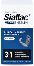 Muscle Health - Made in USA - Enhance Muscle Mass & Strength, Fast Workout Recovery, Reduce Fatigue & Boost Exercise Performance, 6-Sialyllactose (6-SL), 900mg, 90 Tablets