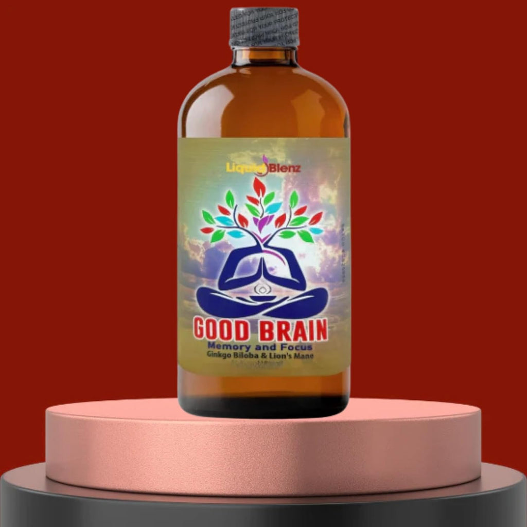 Good Brain Tonic | Herbal Supplement for Memory & Focus | Natural Cognitive Support | 16 fl oz