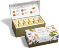 Tea Forte Herbal Retreat Premium Tea Presentation Box Tea Gift Sampler, 20 Count, 2 of Each Variety Individually Wrapped Handcrafted Pyramid Infuser Bags