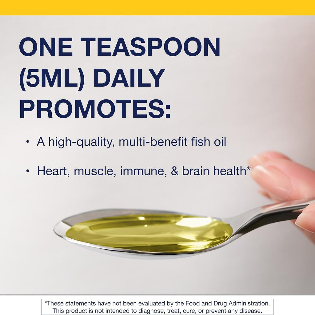 Metagenics OmegaGenics Fish Oil EPA-DHA 2400 mg - Fish Oil Supplement - High Potency - Supports Heart Health & Immune Function* - Lemon Flavor - Non-GMO & Gluten-Free - 30 Servings