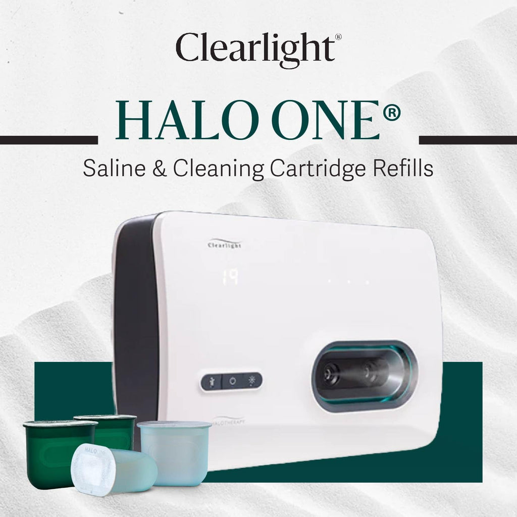 Clearlight Natural Respiratory Support Capsules for Halo ONE Halotherapy Device - Home Wellness Solution for Enhanced Breathing Comfort