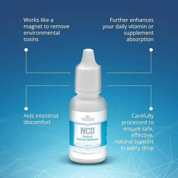 Natural Cellular Defense (NCD) Liquid Supplement, Advanced Mineral & Botanical Formula, Daily Immune & Cellular Wellness, Easy Absorption Drops, pH Balance, Cleansing (Two .5 oz Bottles, 180 serv.)