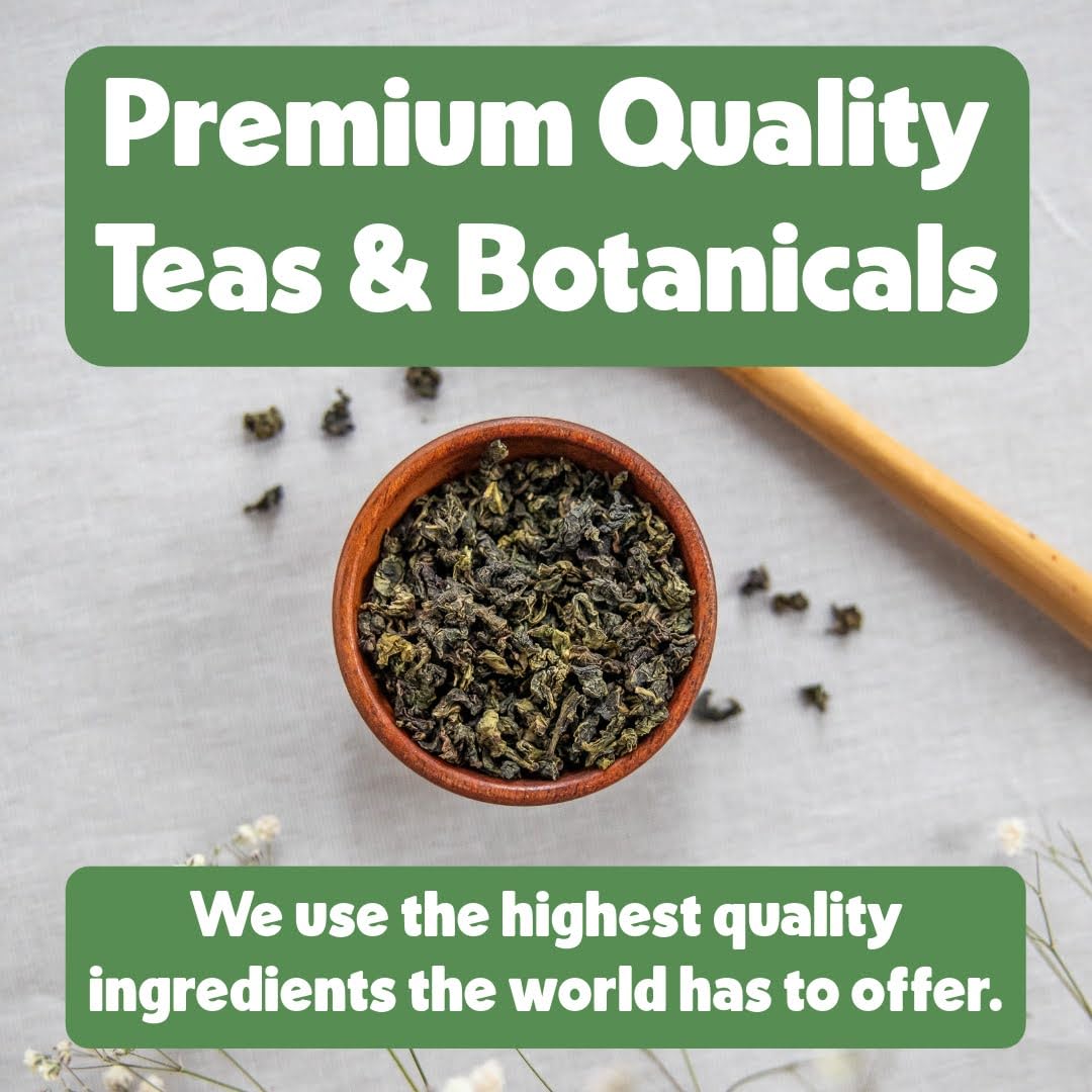 Heavenly Tea Leaves Organic Raspberry Leaf, Loose Leaf Herbal Tea, 4 oz. (Approx. 50 Cups of Tea) - Women Owned, Women's Health Herb