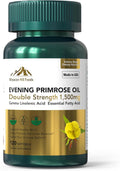 Evening Primrose Oil (1500mg) | High GLA for Hormonal Balance & Skin Health (1 Bottle-120 Softgels-2mo Supply) | Non-GMO, Gluten-Free