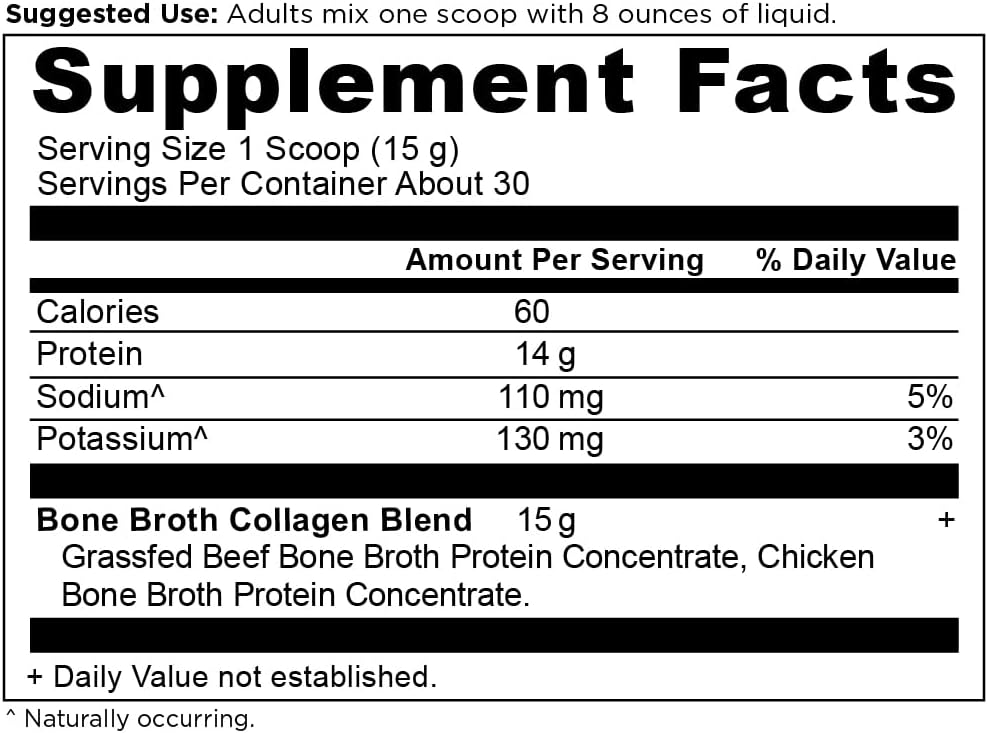 Ancient Nutrition Collagen Powder, Bone Broth Collagen, Pure, Hydrolyzed Multi Collagen Peptides, Supports Skin and Nails, Joint Supplement, 30 Servings, 15.9oz