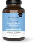 The Wellness Company Daily Immunity Gummies – Delicious Immune Boost - Elderberry, Zinc, Quercetin, Vitamins C & D | 120ct (2 Month Supply)