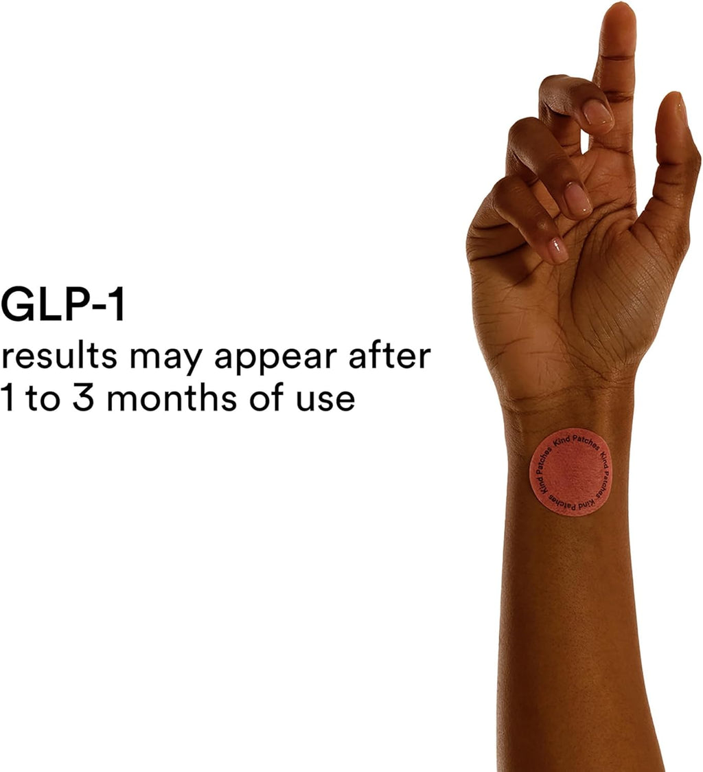 Kind Patches GLP-1 Patches with L Glutamine, Berberine, Chromium, Pomegranate and Cinnamon - 4 Pack, 120 Patches