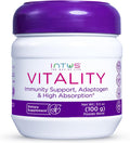 Intus Vitality – Ayurvedic Herbal Blend with Holy Basil, Cinnamon, Black Pepper & Ginger – Adaptogenic and Antioxidant Herbal Supplement for Vitality & Wellness – 3.5 oz