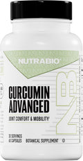 NutraBio Curcumin Advanced Digestion & Joint Support Complex, 60 Vegetable Capsules
