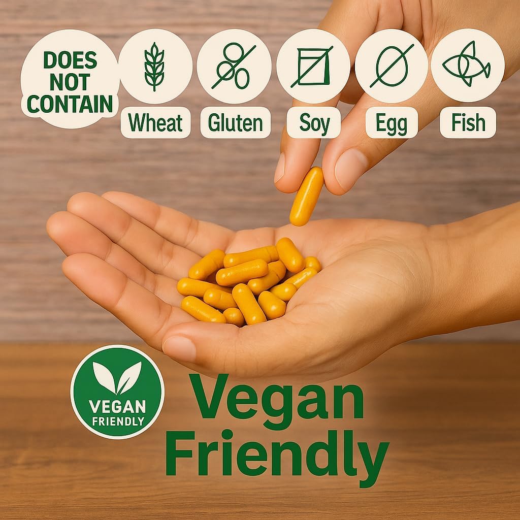 Me First Living Turmeric Curcumin 1000 mg 95% Curcuminoids, Bioperine 10 mg, 19x More Potent Than Others, Increased Absorption, Non-GMO, Organic Turmeric, Vegan, Gluten Free, 60 Capsules