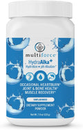 HydraAlka+ Premium Alkalizing Supplement | Beats Acid & Non-Chronic Heartburn | Hydrates with Electrolytes | Supports pH Balance, Muscle Recovery & Bone Health | 30 Servings, 3 Flavors
