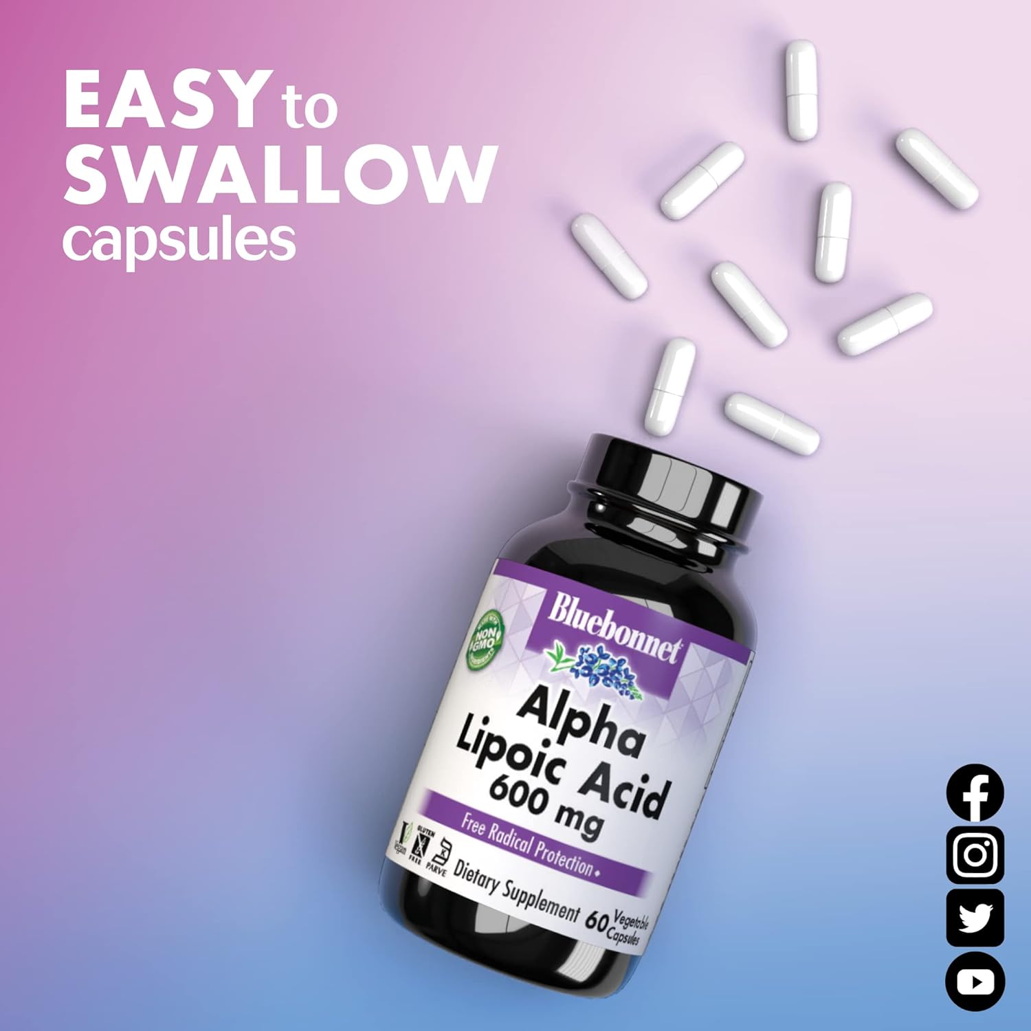 BLUEBONNET NUTRITION ALPHA LIPOIC ACID 100 mg