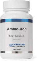 Douglas Laboratories Amino-Iron | Highly Absorbable Iron/Amino Acid Supplement | 100 Tablets