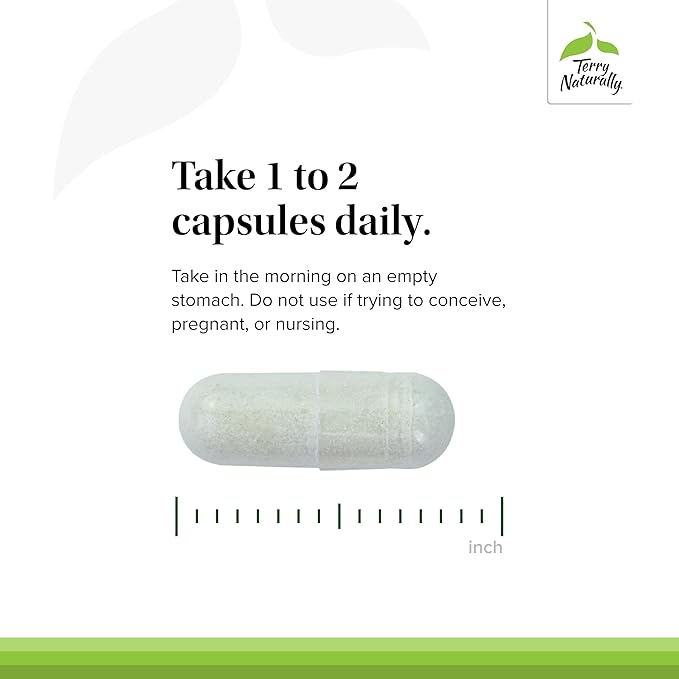 Terry Naturally Thyroid Care Plus - Supplement to Aid Thyroid - Dietary Supplement for Energy & Healthy Hair Support - L-Tyrosine & Selenium - 60 Capsules