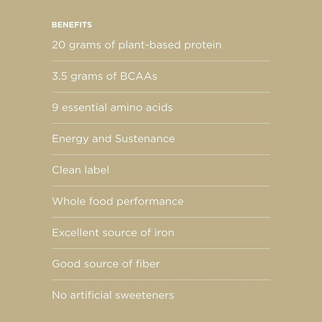 Possible Protein Powder Vanilla Bean - 20g of Vegan, Plant-Based Protein Mix - Non-GMO, Non-Dairy, Gluten-Free - 3.5g of BCAAs - 9 Essential Amino Acids - 30-Day Supply - 2 Bag, 30 Servings
