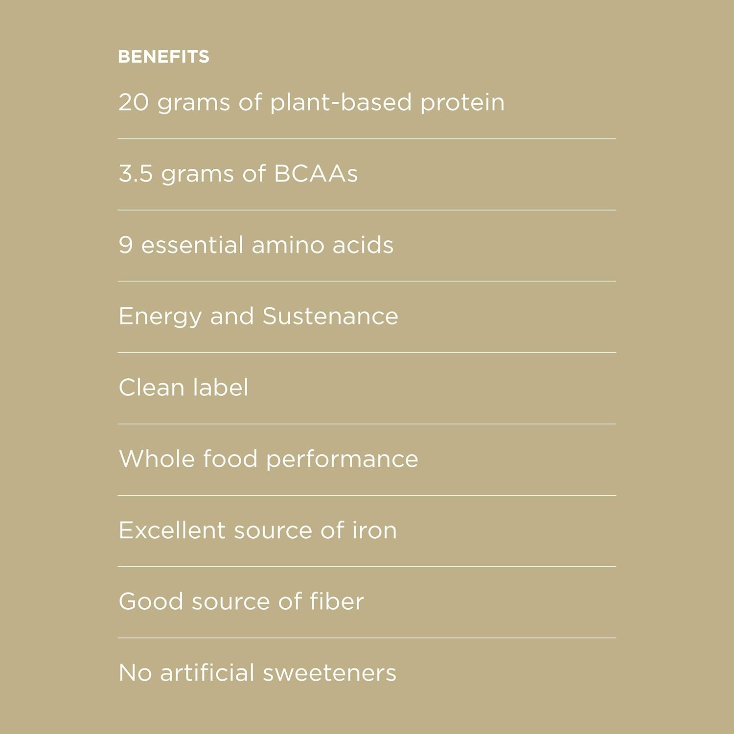Possible Protein Powder Vanilla Bean - 20g of Vegan, Plant-Based Protein Mix - Non-GMO, Non-Dairy, Gluten-Free - 3.5g of BCAAs - 9 Essential Amino Acids - 30-Day Supply - 2 Bag, 30 Servings