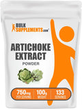 BulkSupplements.com Artichoke Extract Powder - Herbal Supplement, Artichoke Supplement - Vegan & Gluten Free, 750mg per Serving, 100g (3.5 oz) (Pack of 1)