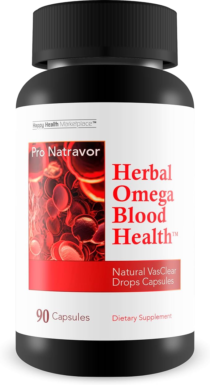 Healthy Blood Flow Circulation Support - Our Best Blood Circulation Blood Flow Supplement - Aid Healthy Circulation - Herbal Omega Blood Health Circulatory Support Formula Natural BP Support Formula