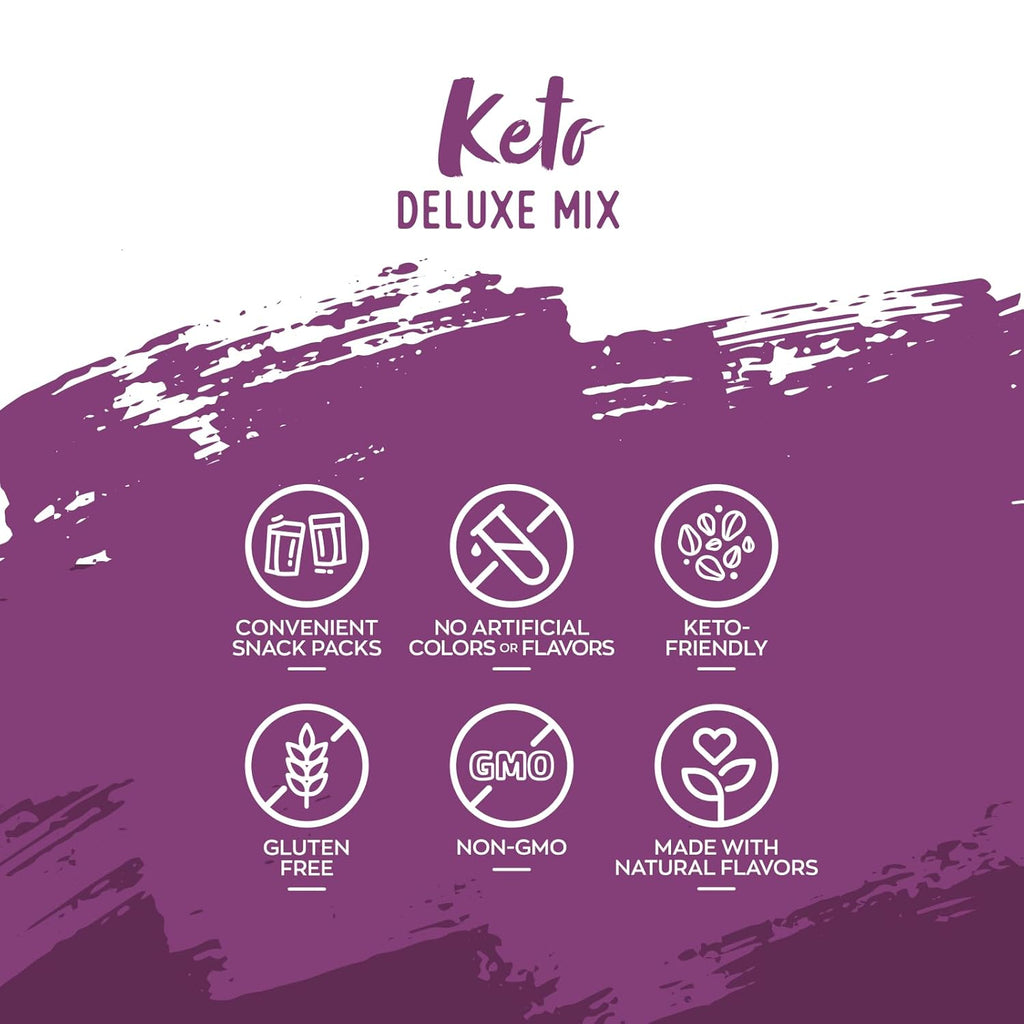 Nature’s Garden Keto Deluxe Mix – Probiotic Cheese Balls, Crunchy Keto Snack, Unsalted Mixed Nuts, Deluxe Mixed Nuts, Keto Snack Mix, All Natural, Heart Healthy Nuts – 24 Oz Bag (Pack of 1)