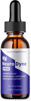 BLUE VIBE NeuroDyne Drops, Neuro Dyne Advanced Strength Overall Health & Wellness Support Supplement, NeuroDyne Premium All Natural Daily Health and Overall Energy Formula (1 Pack - 2oz / 60ml)