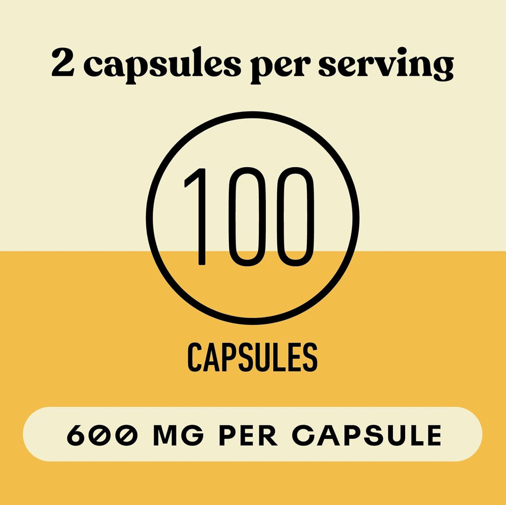 Complete Natural Products Pure Organic Dandelion Root Capsules - 530mg Capsules 100 Pills Dried Dandelion Root Herbal Supplement