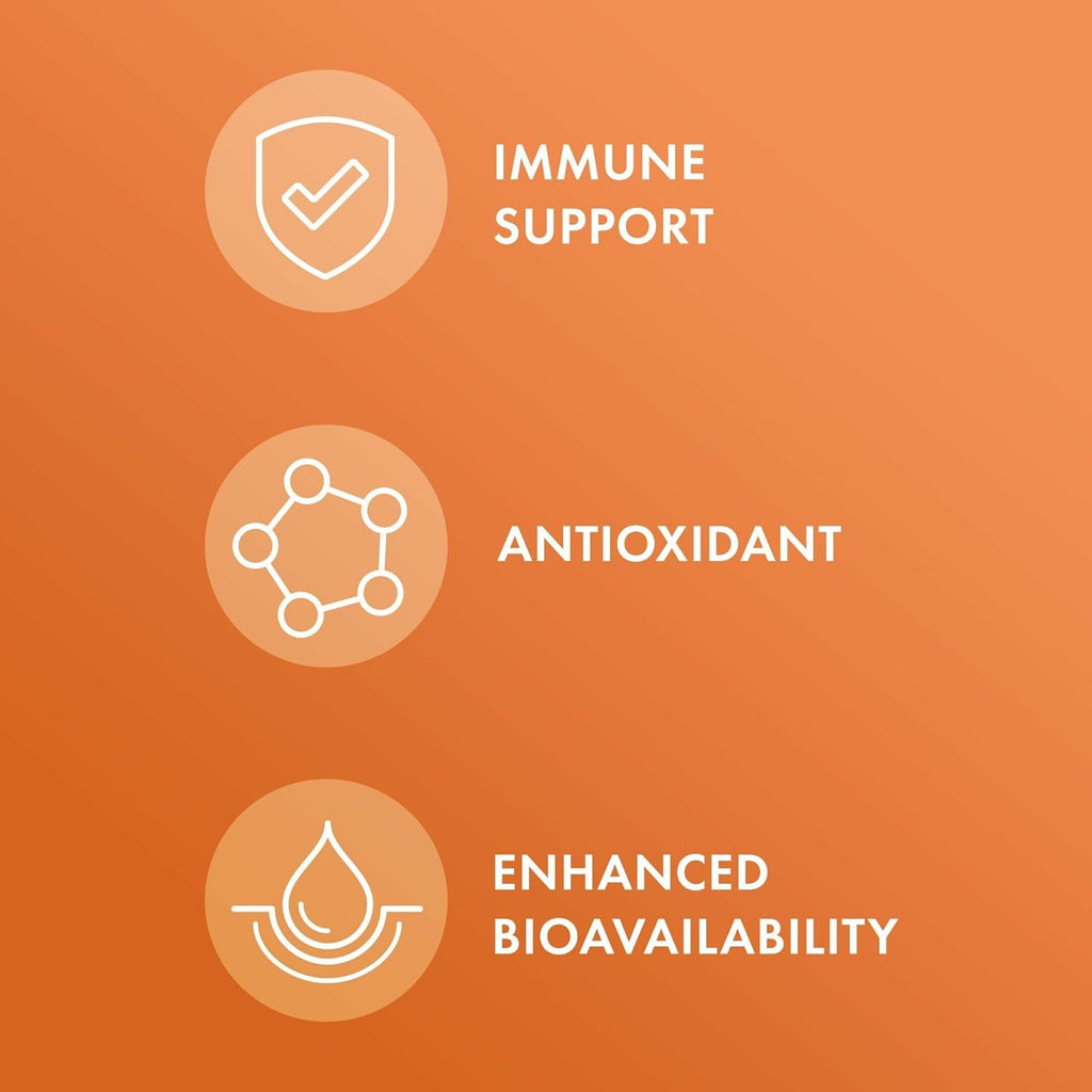 Dr. Mercola Liquid Liposomal Vitamin C - Antioxidant & Immune Support Supplement - Includes Vitamin E - GMO-Free, Gluten-Free & Soy-Free - Citrus Vanilla Flavor - 450 mL (30 Servings)