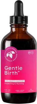 Mountain Meadow Herbs Gentle Birth for Birth Prep/Labor Prep, Fast Acting Liquid Herbal Extract for Childbirth Support - 4oz