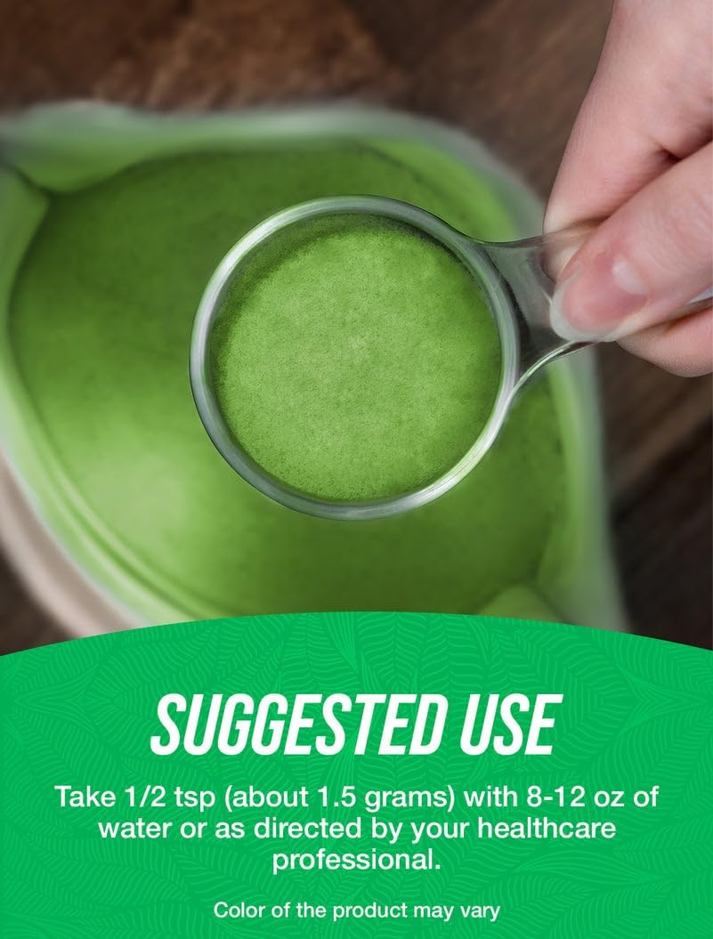 BulkSupplements.com Organic Wheatgrass Powder - Organic Super Greens Powder, Superfoods Supplement - Vegan & Gluten Free, 1.5g per Serving, 1kg (2.2 lbs) (Pack of 1)