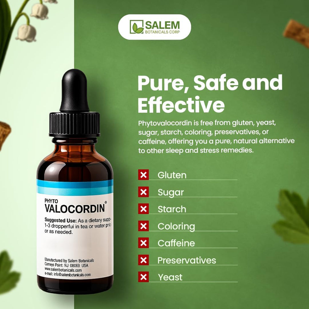 Salem Botanical Tincture, Phyto Valocordin, 1.7 Fluid Ounce