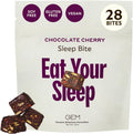 GEM Sleep Aid, Nighttime Bite, Melatonin Free, L-Theanine, Magnesium, Valerian Root Extract | Vegan and Gluten Free | Earthy Chocolate Cherry, Trial Size (28 Pack)
