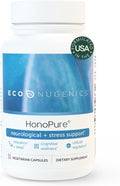 EcoNugenics HonoPure Magnolia Bark Extract – 98% Pure Honokiol Supplement Helps with Brain Function, Sleep Aid, Stress Relief & Overall Mood – Nootropic with GABA & Antioxidant Support – 30 Capsules