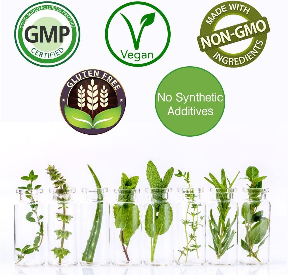 L-Serine 500 mg, 30 Vegan Capsules - Non-GMO, Rice-Free, Gluten-Free