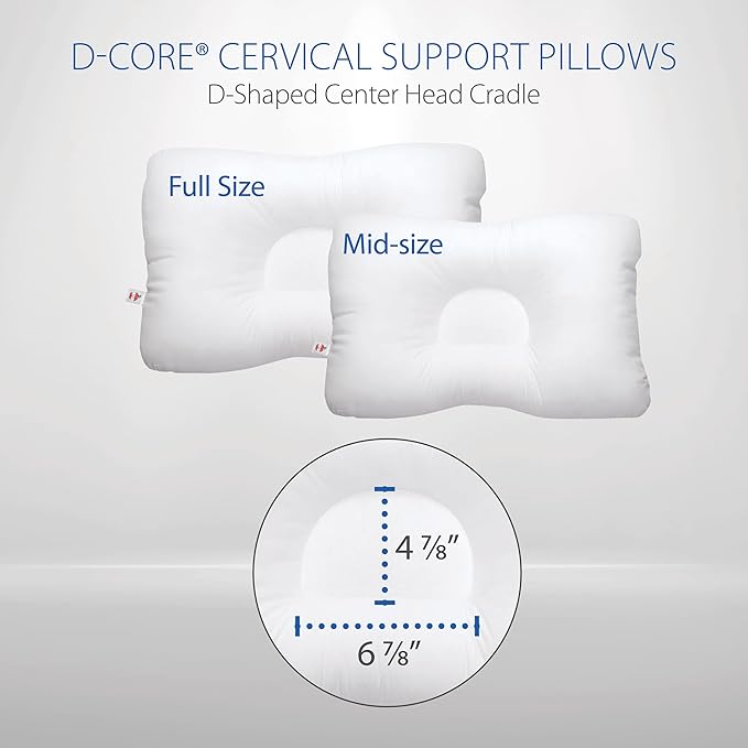 Core Products D-Core Cervical Support Pillow, Midsize - Firm