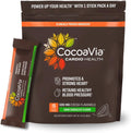 CocoaVia Cardio Health Cocoa Powder, 15 Single Serve Sticks, 500mg Cocoa Flavanols, Support Heart Health, Boost Nitric Oxide, Improve Circulation, Energy, Preworkout, Travel-Friendly, Vegan, Cacao