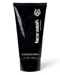 Black Wolf Men’s Charcoal Powder Face Wash, 5 Fl Oz - Facial Cleanser Removes Unwanted Impurities from Your Skin and Soothes Irritation