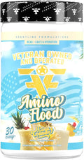 Amino Flood from BCAA + EAA Recovery & Hydration Formula – Muscle Support, Electrolytes & Endurance – Amino Acid Supplement for Intra & Post Workout Pina Colada