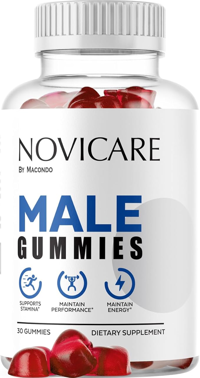 NoviCare Gummies - Official Novi Care Advanced Formula Multivitamin Natural Support, Gummy for Men All Natural Premium Supplement for Health & Wellness, 30 Gummies for 1 Month