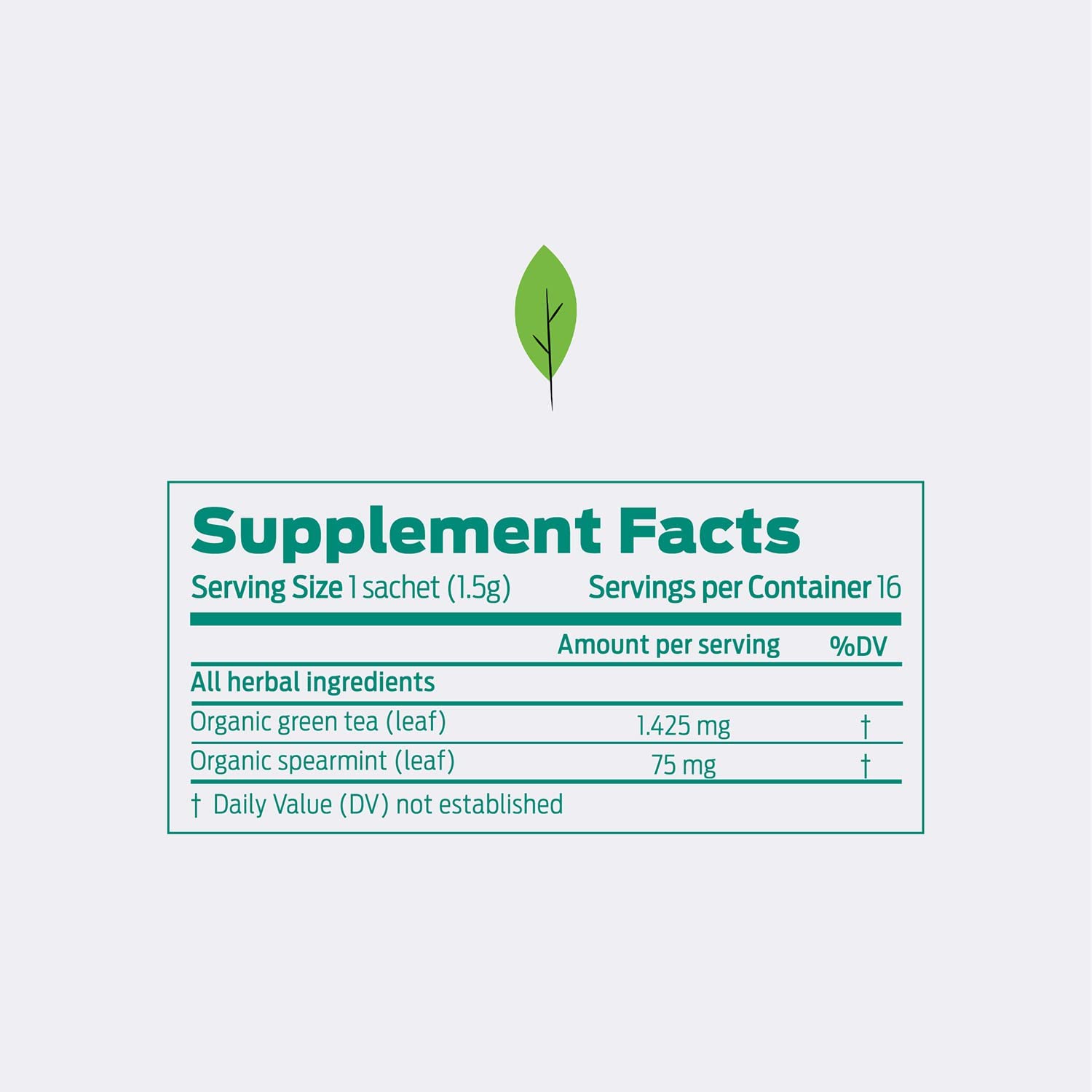HELPS TEAS | Helps Refresh | Organic Green Tea with Spearmint. Natural Energy, Antioxidant, Slimming And Thermogenic Herbal Tea| 16 Tea Bags - Pack of 3 |