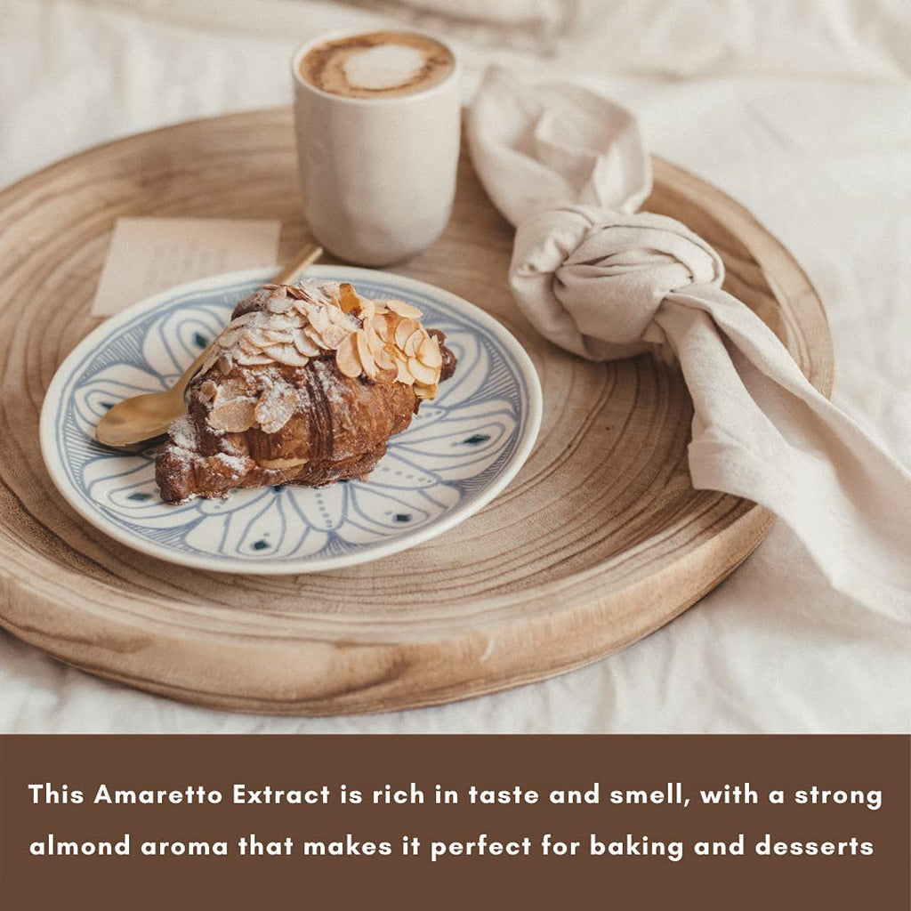 Native Vanilla - Pure Amaretto Flavor - 4 Fl Oz - Pure Flavors and Extracts - Perfect for Cooking, Baking, and Dessert Crafting